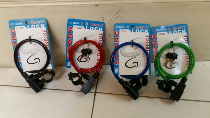 Kunci Spiral / Kunci sepeda Genio KK-2507