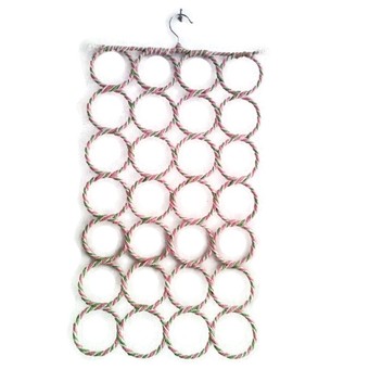 GANTUNGAN JILBAB HANGER 28 RING HIJAB SYAL IKAT PINGGANG DASI TEMPAT .