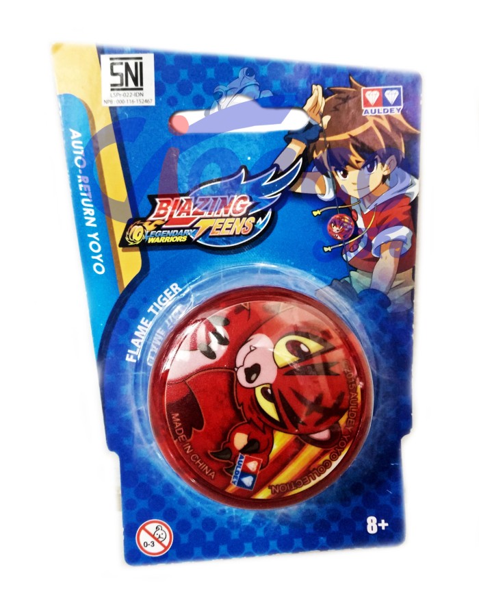 Auldey Flame Tiger Blazing Teens Legendary Warriors Random Source · Yoyo Auldey Blazing Teens Flame Tiger