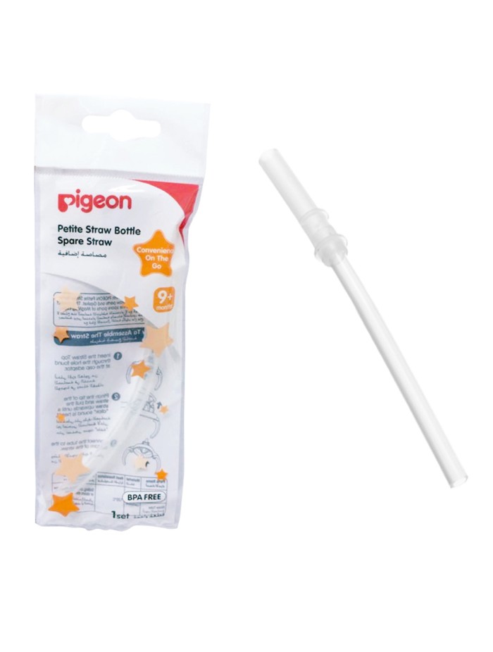 Foto Produk Pigeon Petite Spare Straw Bottle Part Sedotan Pengganti Botol dari Zahifa Shop