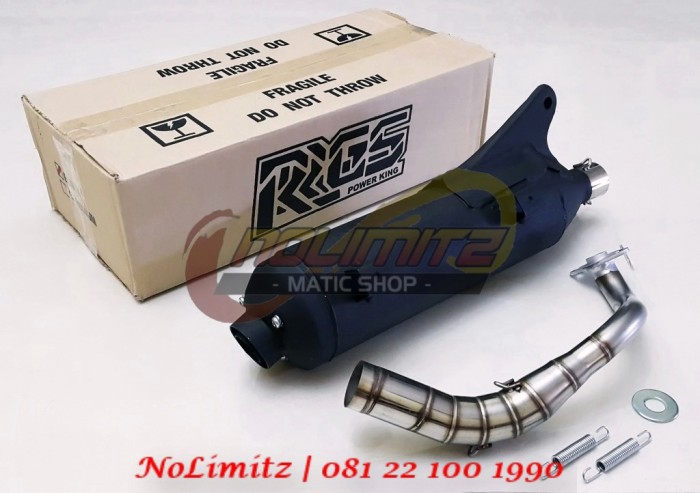 Knalpot Standar Racing Tsukigi RRGS Honda Beat / Scoopy / Vario 110