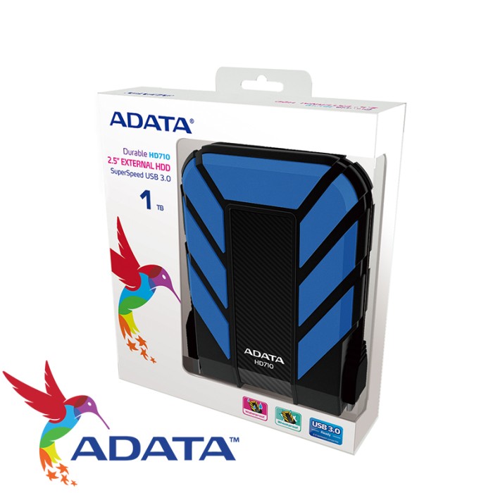 ADATA HD710 Harddisk Eksternal 2.5" 1TB/USB3.0 - Biru