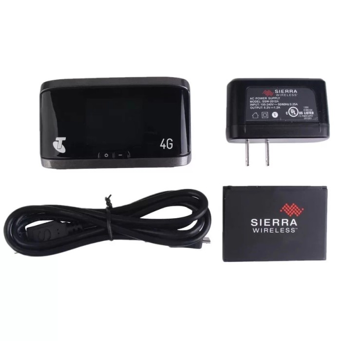 Sierra 760s modem wifi 4g 100Mbps Support Semua Kartu GSM - Hitam