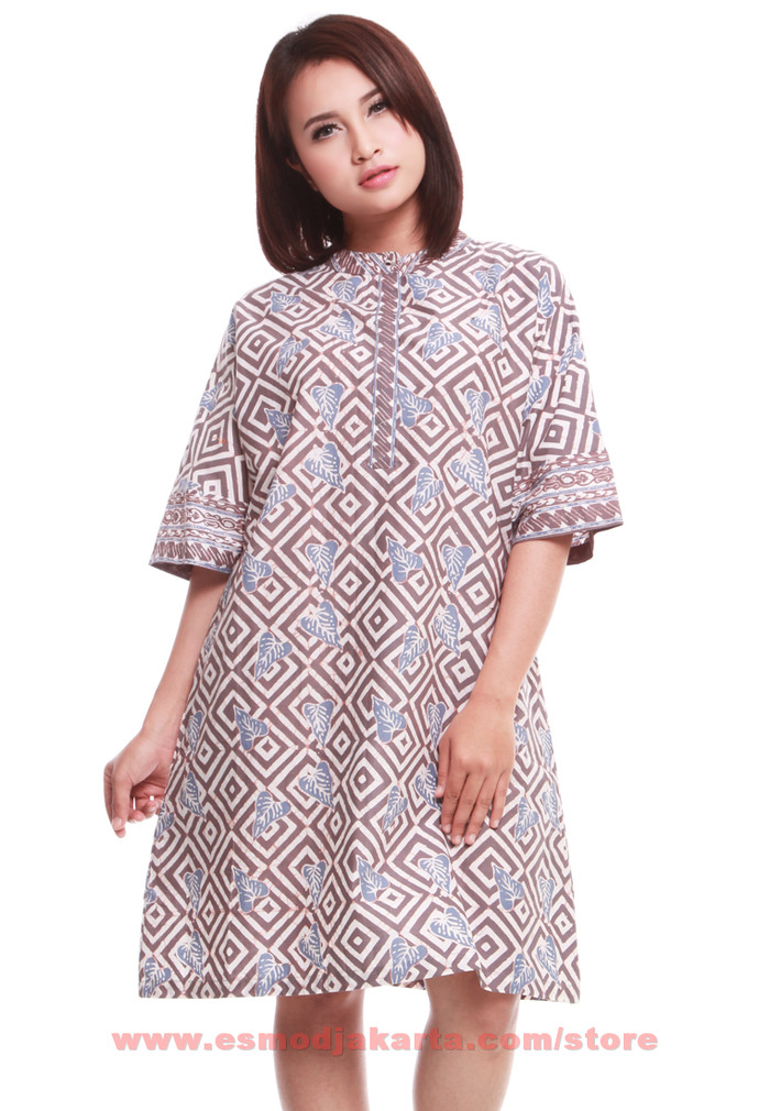 Foto Produk COEVAL BRIANA BLOUSE BATIK GREY dari ESMJAK STORE