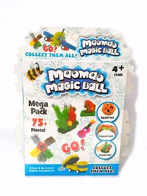 Mainan Edukasi Bunchems Maomao Magic Ball 75 pcs