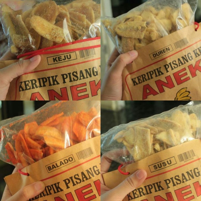 Keripik Pisang Coklat Aneka Yen-Yen Lampung Kemasan 225g