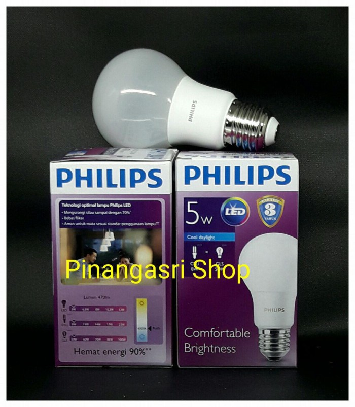 harga Lampu Led Philips 6 Watt Bohlam 6w / Philip Putih 6 W Bulb Led 6watt