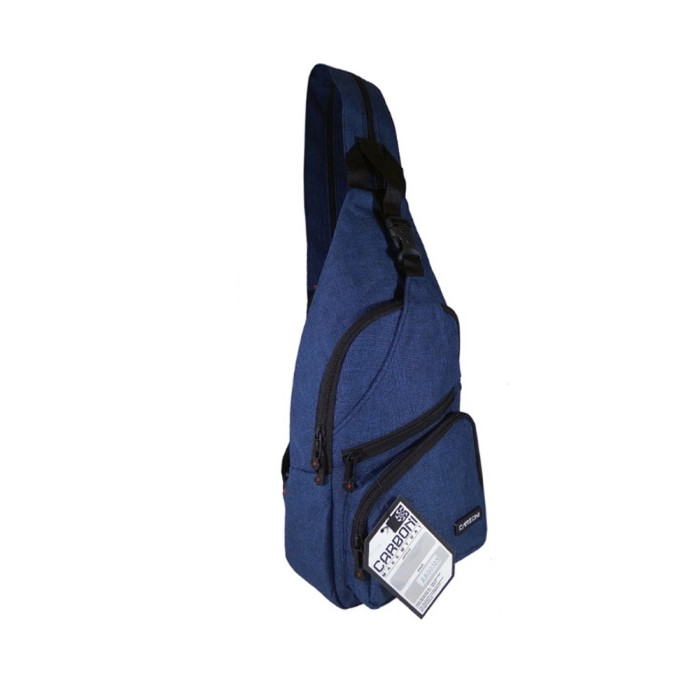 Waistbag tas ransel tali satu merk Carboni kode AA00023-10 Blue
