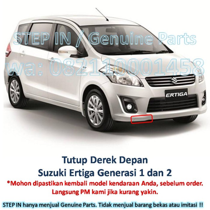 Foto Produk Tutup Derek / Cover Towing Hook Bumper Depan SUZUKI ERTIGA, Baru Asli dari Step in
