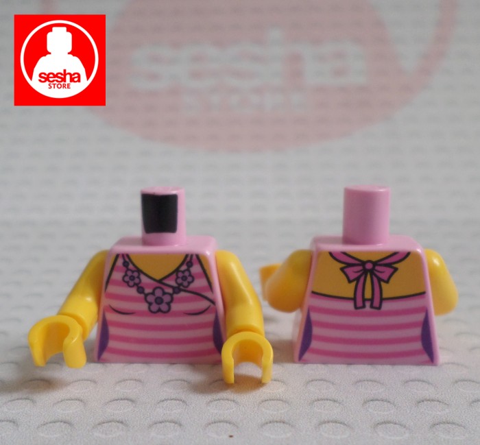 Female Top NEW Lego City Minfig Bright Pink Torso