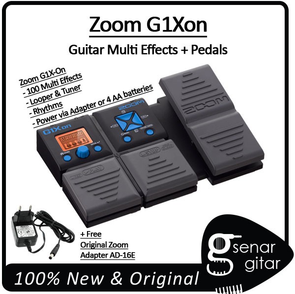 jual zoom g1xon guitar multi effects pedals multi efek jual zoom g1xon guitar multi effects pedals multi efek