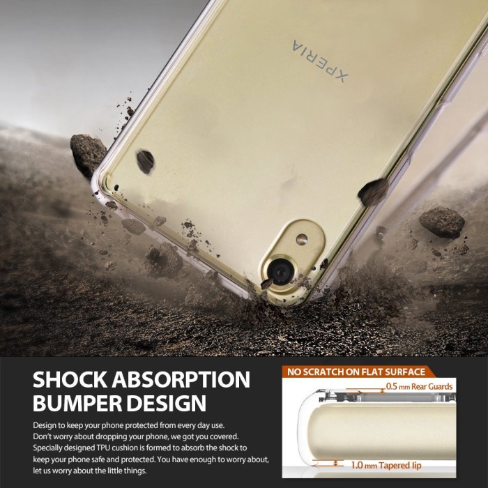 Rearth Ringke Sony Xperia X Performance Case Fusion - Clear