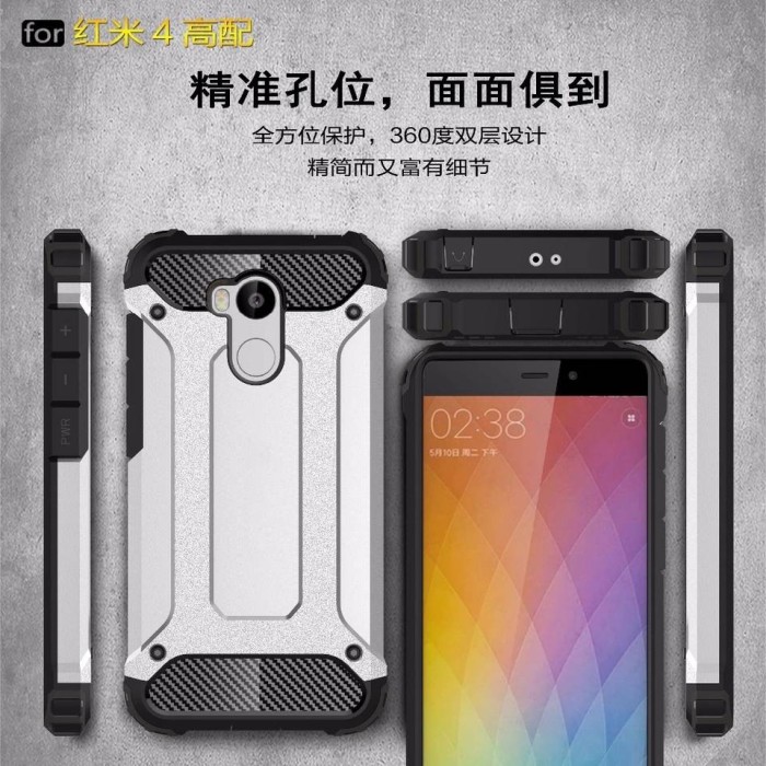 Cek Harga Original Dragon Shockproof Hybrid Case for Vivo Y53 Source · Case Xiaomi Redmi 4