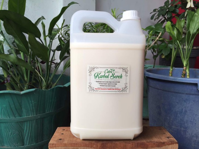 jual karbol sereh catra 5liter 5000ml toko 4 sekawan jual karbol sereh catra 5liter 5000ml toko 4 sekawan