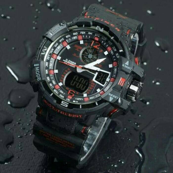 ... Strap (Abu-Hitam). Source · DUALTIME BODY MIKA RUBBER. Source · JAM TANGAN PRIA WATERESIST DZINER DZ8068 .