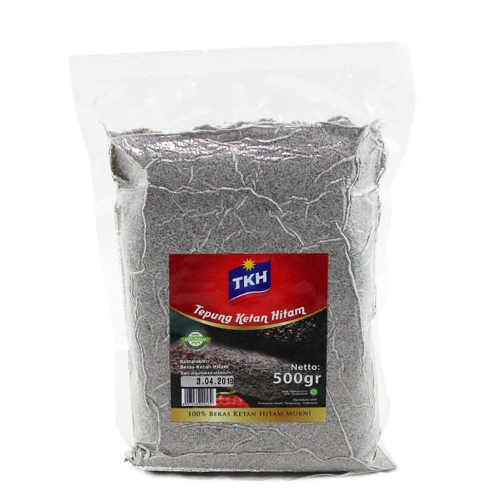 TKH Tepung Ketan Hitam XX-PR 500 GR 100% Beras Murni BPOM & MUI - Abu