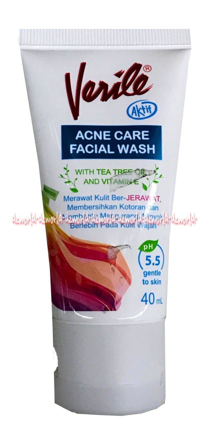 Verile Acne Care Facial Wash Sabun Cuci Muka Untuk Yang Berjerawat