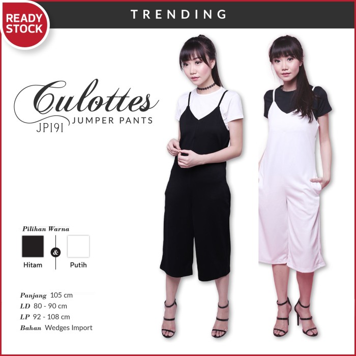 dungaree culotte jumpsuit