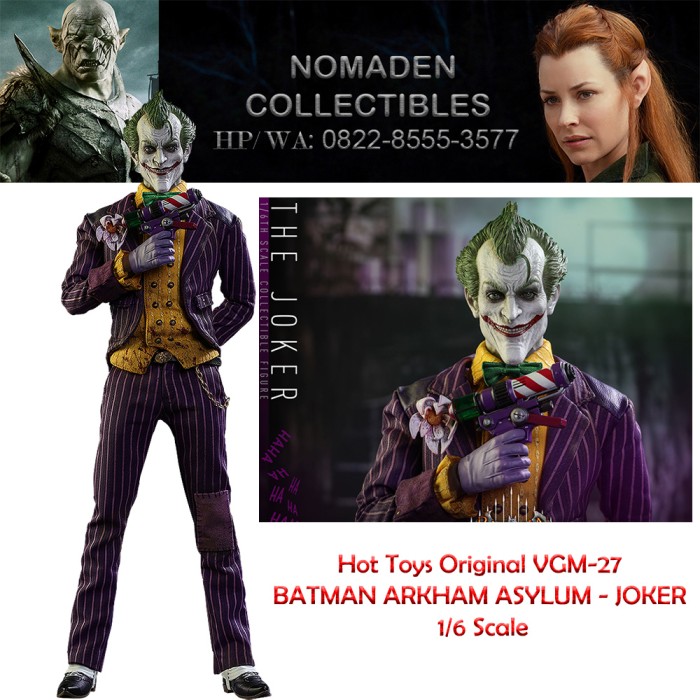 HOT TOYS BATMAN ARKHAM ASYLUM VGM27 JOKER Scarpe Loose SCALA 1//6th