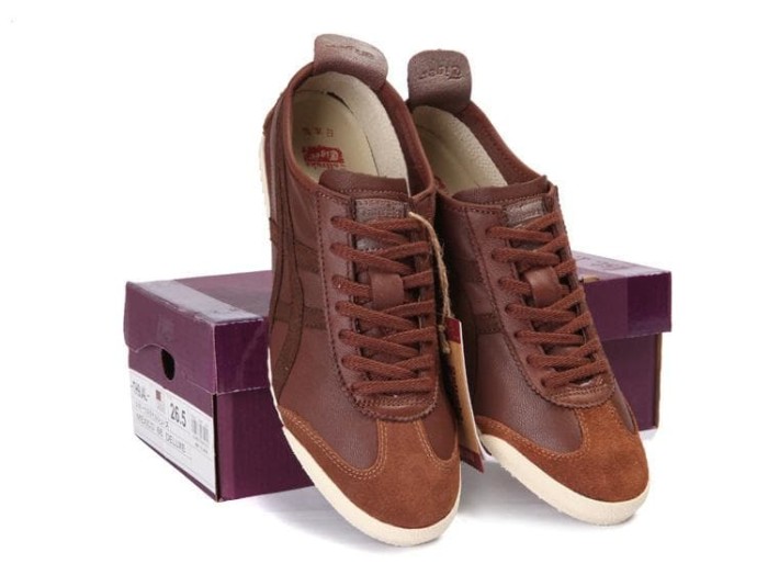 onitsuka brown leather