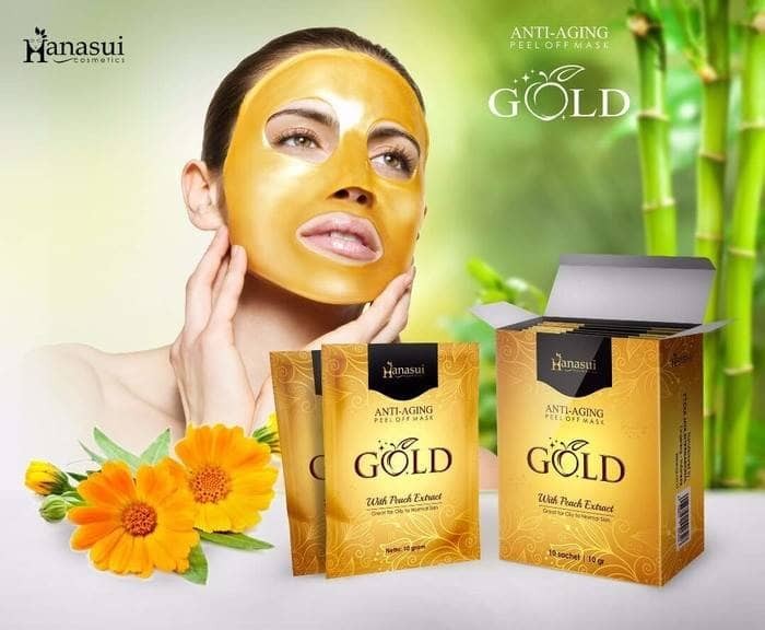 jual hanasui gold peel mask bpom original naturgo jual hanasui gold peel mask bpom original naturgo