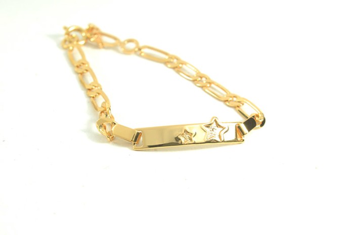 Gelang Tangan Anak Xuping Plat Bintang Lapis Emas