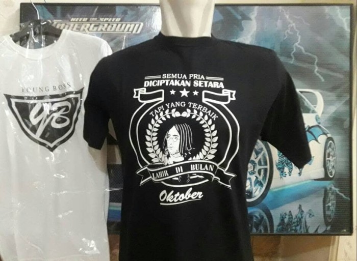 ... Kaos Kelahiran Pria Lelaki Terbaik lahir di bulan September Desember