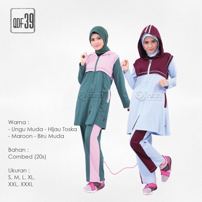 Jual Setelan Baju Olahraga Qirani QDF 20 Training Kaos Combed Baju Source · Setelan Training Qirani