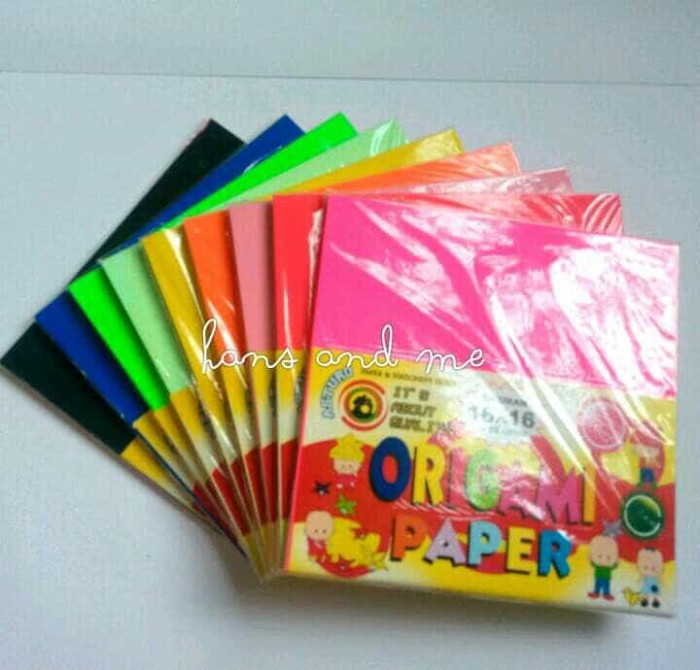 jual origami asturo 16x16 kertas lipat polos hans and me jual origami asturo 16x16 kertas lipat polos hans and me