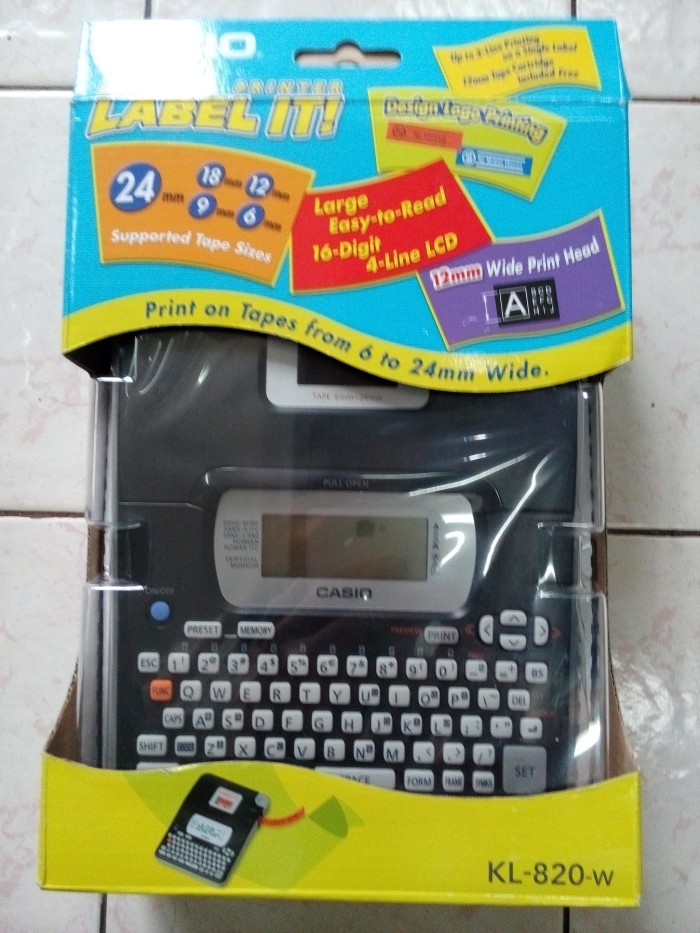 Jual Label Maker CASIO KL820 Jakarta Barat aryadharma Tokopedia