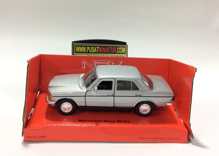jual mercedes w123 silver skala 1 36 welly jual mercedes w123 silver skala 1 36 welly