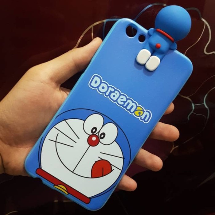 Case Oppo F3 Plus F3+ Softcase Slim Doraemon Ngintip 3d Manjat…