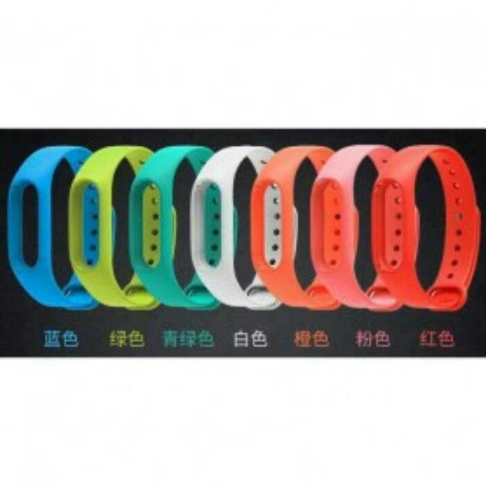 BARU - STRAP GELANG TPU REPLACEMENT XIAOMI MI BAND 2 LCD OLED BLACK