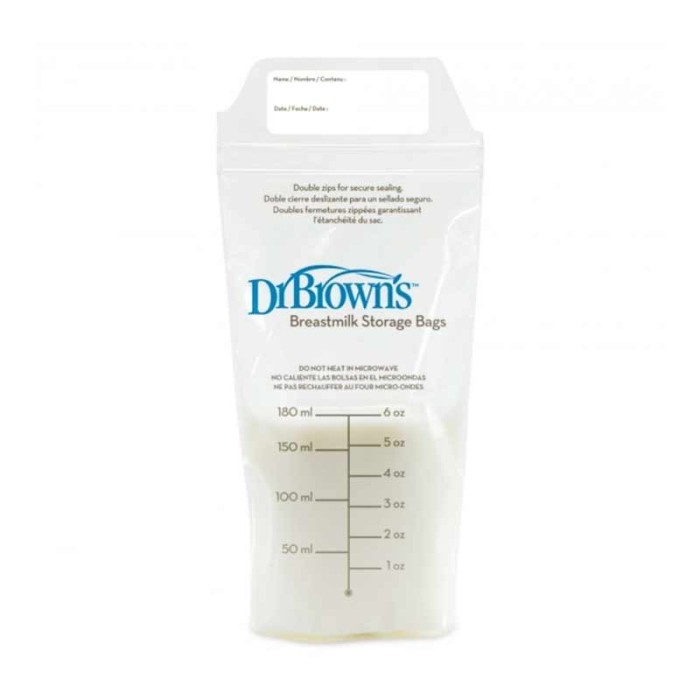 Browns 100 Piece Breastmilk Storage Bags Dr