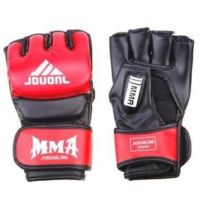 Half Figer Boxing Glove Training Sparring Kick MMA Muay Thai Gym Punching Gloves
