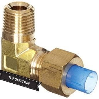 1//8 to 6mm Elbow Compression Connector air fluid