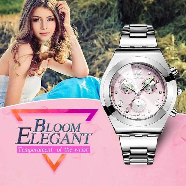 Jam Tangan Wanita Original Import ( Guess / Gc / Skmei / Casio ) - Merah Muda