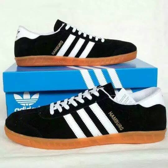 Jual Sepatu Adidas Hamburg Abu Putih Sepatu Pria Sepatu