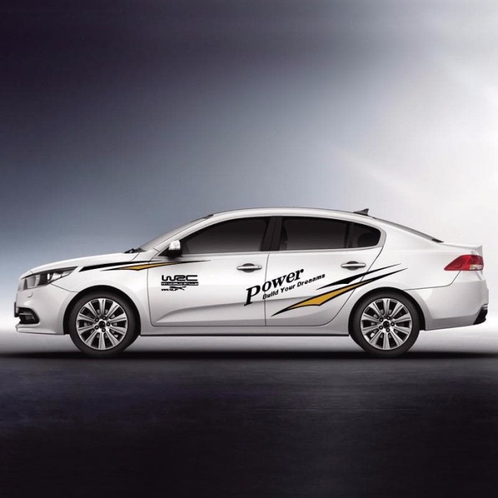 Jual Tiker Sedan Timor Sticker Corolla Altis Sticker Vios Sticker