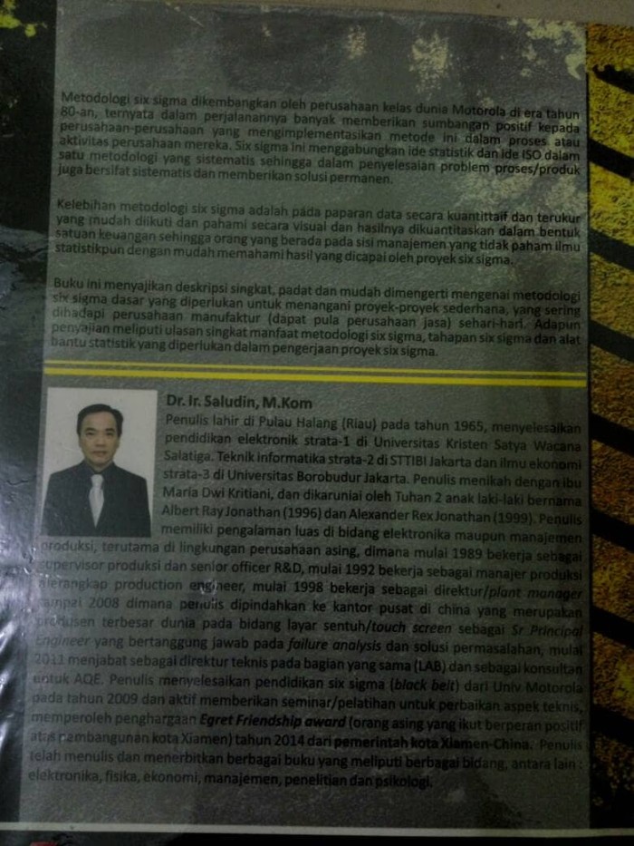 Buku Panduan Pengerjaan Proyek Six Sigma