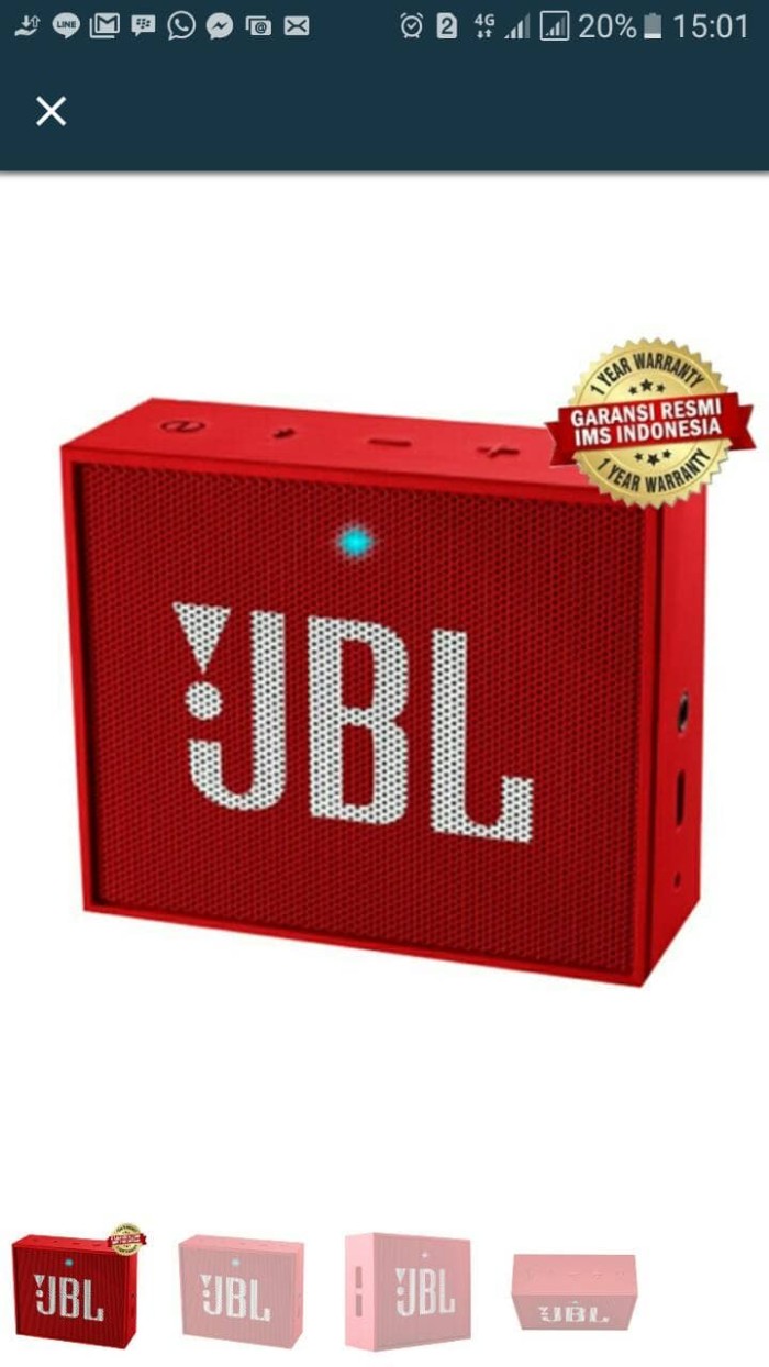 jbl go merah