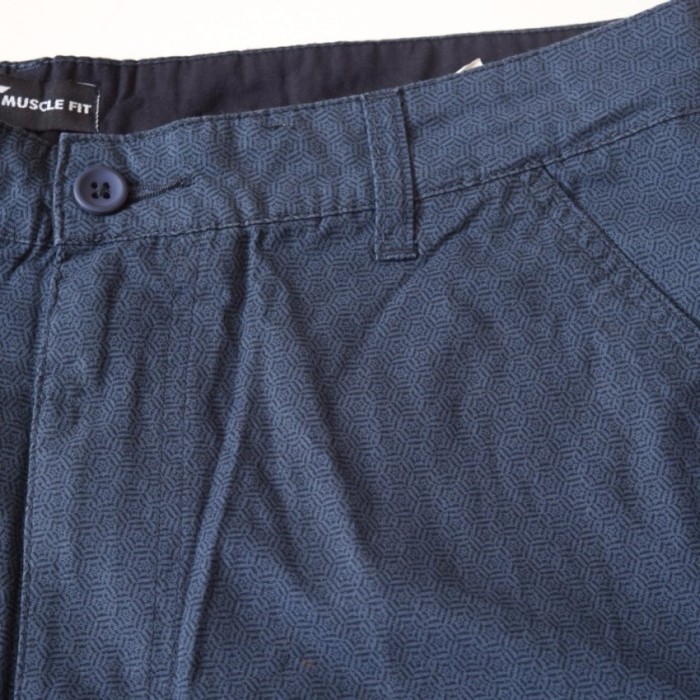 Muscle Fit Celana Pendek Pria Bermuda MCL-29 Blue