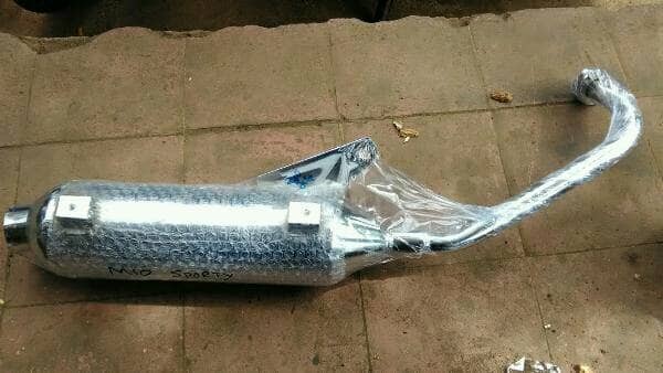knalpot bobokan racing standart chrome mio fino 125