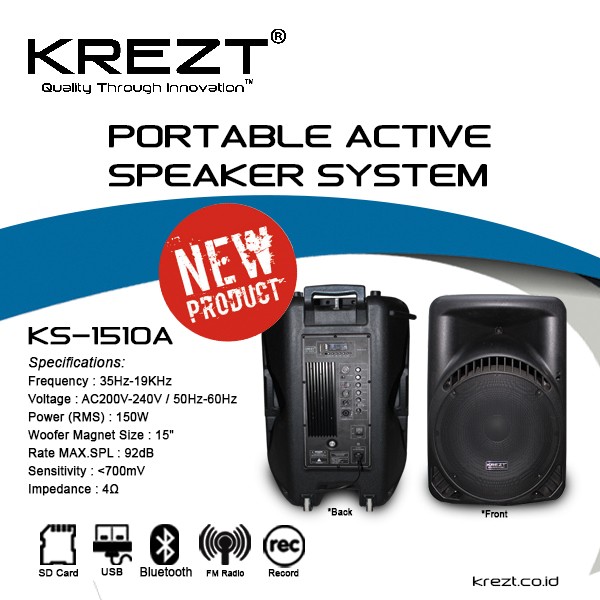 Gmc 885u Speaker Aktif Bluetooth Connection Biru. Source · Speaker Aktif Krezt .