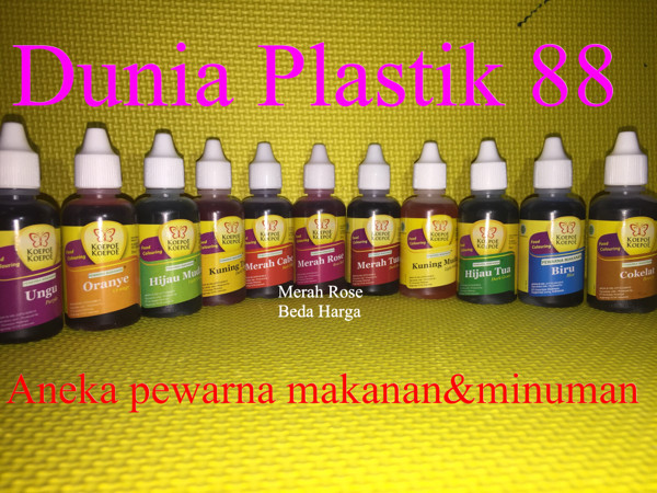 Jual 30ml PEWARNA cair makanan minuman food colouring 