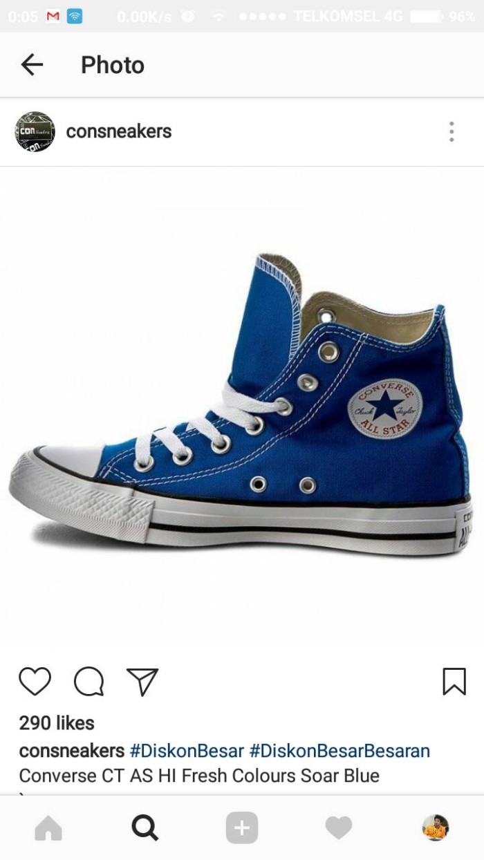soar blue converse
