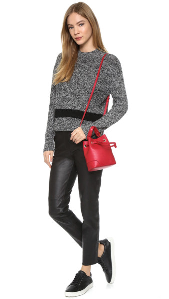 furla stacy mini bucket bag