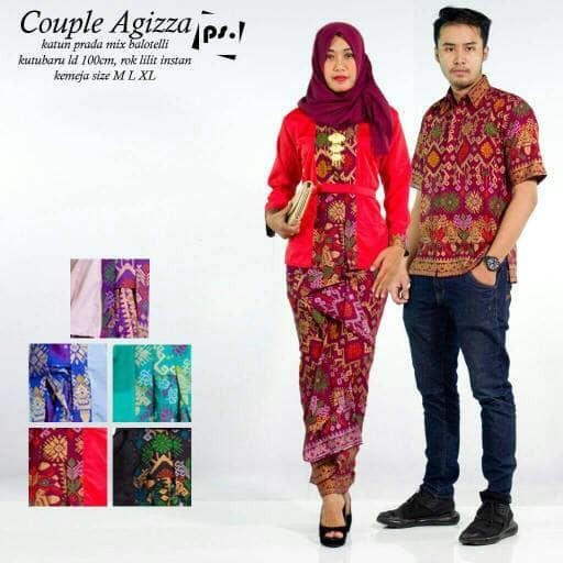 batik couple model terbaru merah batik sarimbit modern batik seragam .