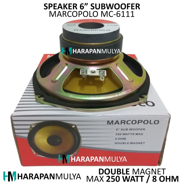 speaker subwoofer 6 inch