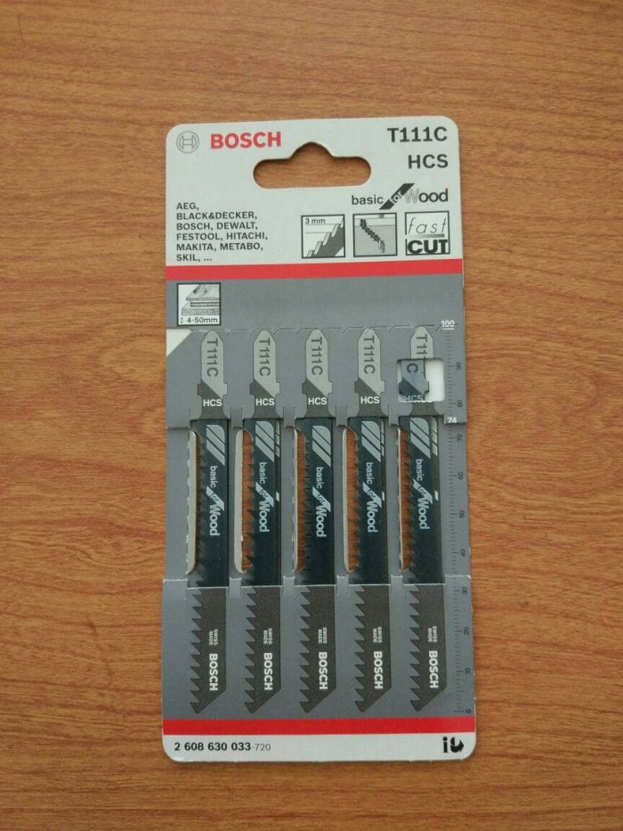 Jual Mata Jigsaw / Mata Gergaji mesin Bosch T111C Kota Bekasi Mini